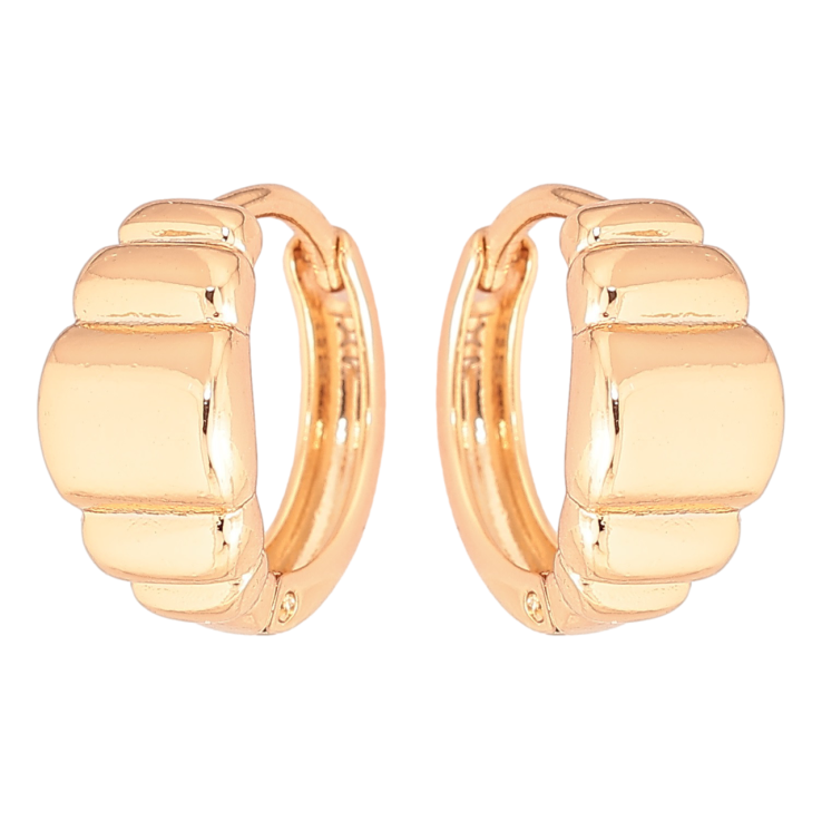 Серьги Xuping Позолота 18K колечки Декоративный узор фото №18 Серьги Xuping Позолота 18K колечки Декоративный узор фото №18