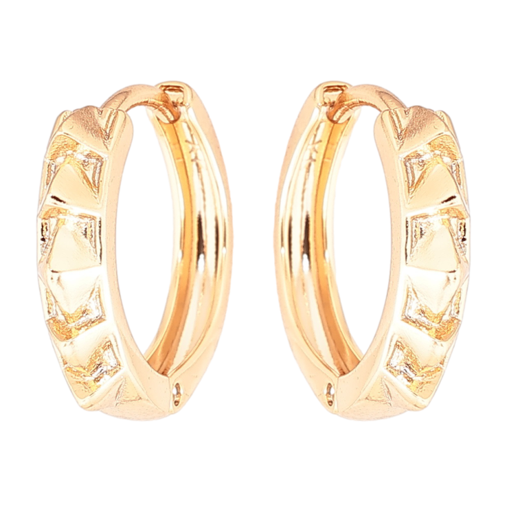 Серьги Xuping Позолота 18K колечки Декоративный узор фото №21 Серьги Xuping Позолота 18K колечки Декоративный узор фото №21