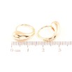 Серьги Xuping Позолота 18K колечки Декоративные фото №2
