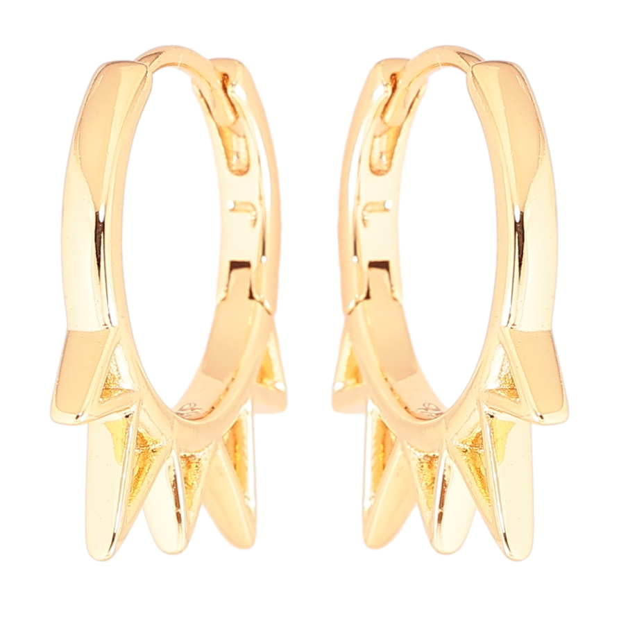 Серьги Xuping Позолота 18K колечки Декоративный боковой узор фото №1 Серьги Xuping Позолота 18K колечки Декоративный боковой узор фото №1