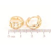 Серьги Xuping Позолота 18K колечки Резной узор фото №2 Серьги Xuping Позолота 18K колечки Резной узор фото №2