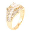 Каблучка Xuping Позолота 18K «Інкрустація цирконієм» фото №2 Каблучка Xuping Позолота 18K «Інкрустація цирконієм» фото №2