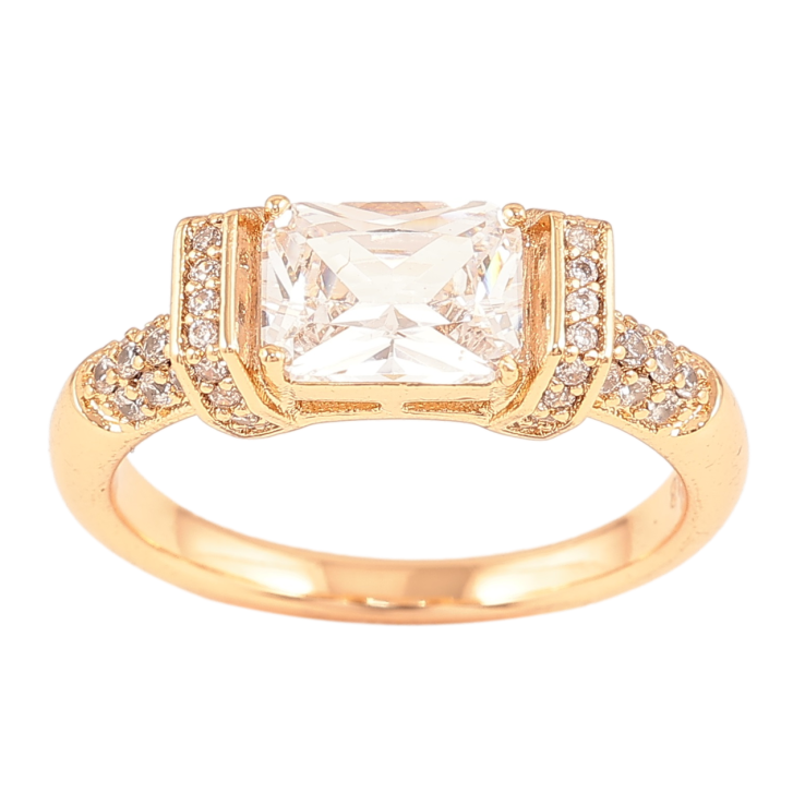 Каблучка Xuping Позолота 18K «Інкрустація цирконієм і фіаніт» фото №17 Каблучка Xuping Позолота 18K «Інкрустація цирконієм і фіаніт» фото №17