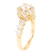Каблучка Xuping Позолота 18K «Кришталевий блиск» фото №2 Каблучка Xuping Позолота 18K «Кришталевий блиск» фото №2