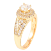 Каблучка Xuping Позолота 18K «Інкрустація цирконієм» фото №2 Каблучка Xuping Позолота 18K «Інкрустація цирконієм» фото №2
