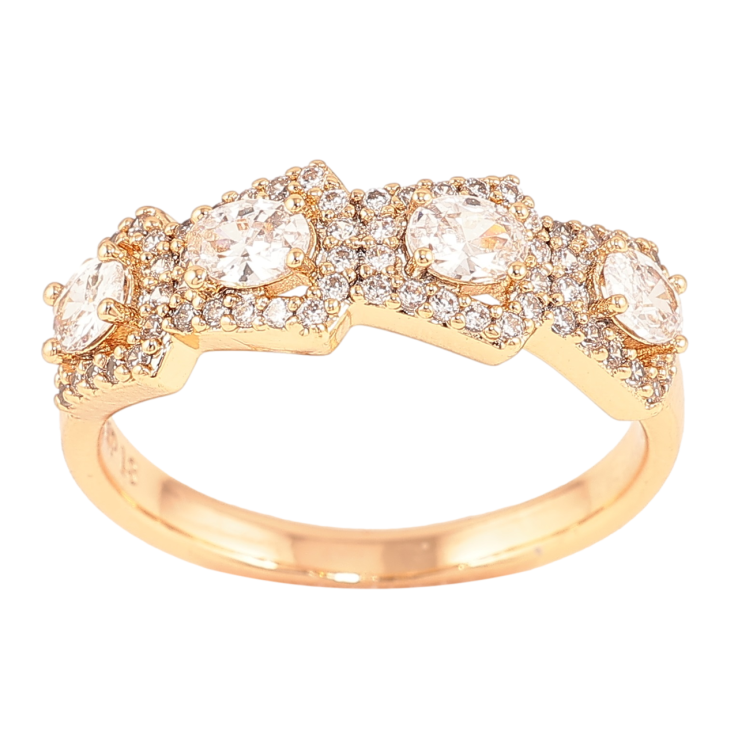 Каблучка Xuping Позолота 18K «Інкрустація цирконієм» фото №15 Каблучка Xuping Позолота 18K «Інкрустація цирконієм» фото №15