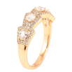 Каблучка Xuping Позолота 18K «Інкрустація цирконієм» фото №2 Каблучка Xuping Позолота 18K «Інкрустація цирконієм» фото №2