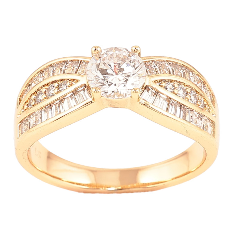 Каблучка Xuping Позолота 18K «Інкрустація цирконієм» фото №17 Каблучка Xuping Позолота 18K «Інкрустація цирконієм» фото №17