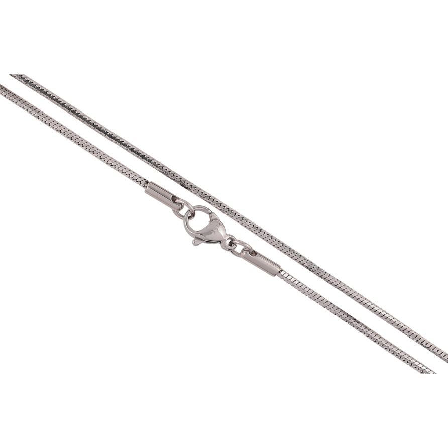 Цепочка Xuping ТТМ Stainless Steel цвет Родий Плетение Ювелирный шнур восьмигранный длина 50см х 1.5мм фото №1 Цепочка Xuping ТТМ Stainless Steel цвет Родий Плетение Ювелирный шнур восьмигранный длина 50см х 1.5мм фото №1