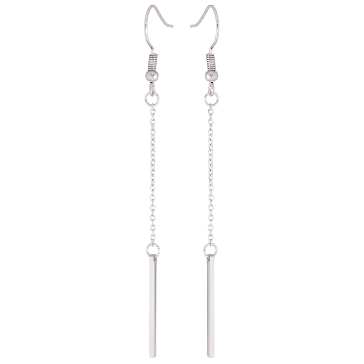 Серьги Xuping TTM Stainless Steel цвет Родий французский замок Подвески из цепочки фото №24 Серьги Xuping TTM Stainless Steel цвет Родий французский замок Подвески из цепочки фото №24