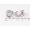 Серьги Xuping TTM Stainless Steel цвет Родий колечки Циферблат с перламутровыми вставками фото №2 Серьги Xuping TTM Stainless Steel цвет Родий колечки Циферблат с перламутровыми вставками фото №2