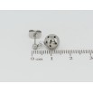 Серьги Xuping TTM Stainless Steel цвет Родий пусеты Подвески шарики фото №2 Серьги Xuping TTM Stainless Steel цвет Родий пусеты Подвески шарики фото №2
