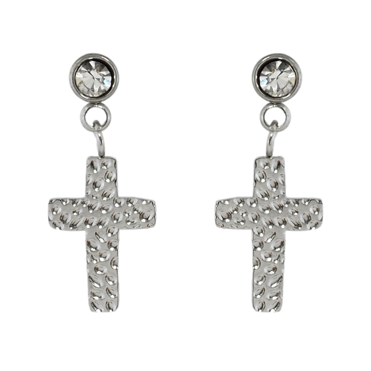 Серьги Xuping TTM Stainless Steel цвет Родий пусеты Подвески крестики фото №23 Серьги Xuping TTM Stainless Steel цвет Родий пусеты Подвески крестики фото №23