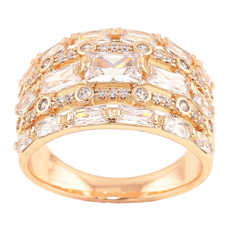 Каблучка Xuping Позолота 18K «Інкрустація цирконієм» фото №23 Каблучка Xuping Позолота 18K «Інкрустація цирконієм» фото №23