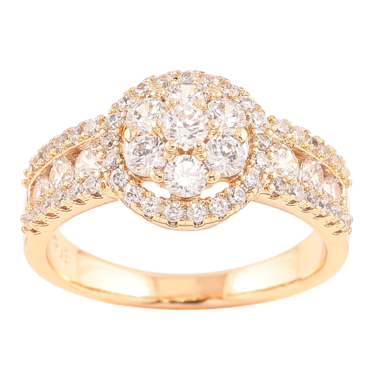 Каблучка Xuping Позолота 18K «Інкрустація цирконієм» фото №19 Каблучка Xuping Позолота 18K «Інкрустація цирконієм» фото №19