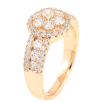 Каблучка Xuping Позолота 18K «Інкрустація цирконієм» фото №2 Каблучка Xuping Позолота 18K «Інкрустація цирконієм» фото №2