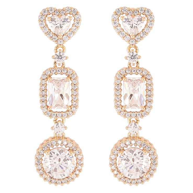 Серьги Xuping JEAN GOUJON Позолота 18K пусеты Изящные кристальные подвески фото №14 Серьги Xuping JEAN GOUJON Позолота 18K пусеты Изящные кристальные подвески фото №14