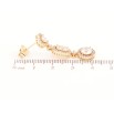 Серьги Xuping JEAN GOUJON Позолота 18K пусеты Изящные кристальные подвески фото №2