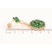 Серьги Xuping JEAN GOUJON Позолота 18K пусеты Подвески с зелеными фианитами и цирконием фото №2 Серьги Xuping JEAN GOUJON Позолота 18K пусеты Подвески с зелеными фианитами и цирконием фото №2