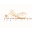Серьги Xuping JEAN GOUJON Позолота 18K пусеты Кристальные капельки фото №2