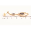 Серьги Xuping JEAN GOUJON Позолота 18K пусеты Подвески с инкрустацией цирконием и черными фианитами фото №2 Серьги Xuping JEAN GOUJON Позолота 18K пусеты Подвески с инкрустацией цирконием и черными фианитами фото №2