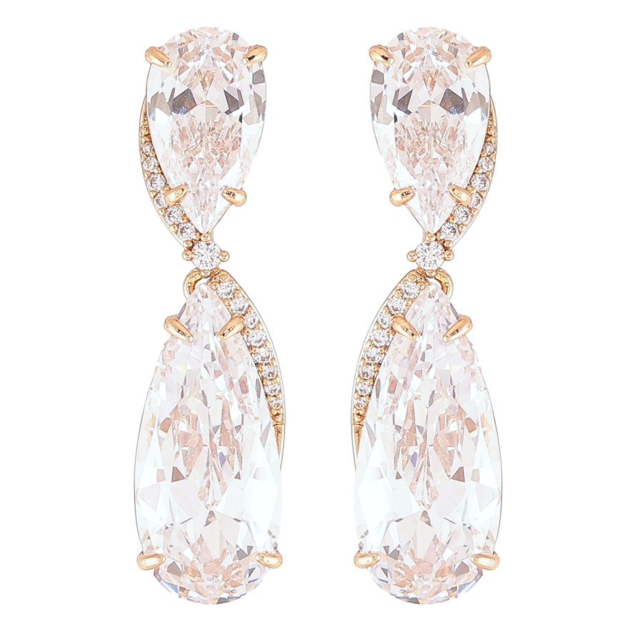 Серьги Xuping JEAN GOUJON Позолота 18K пусеты Кристальные подвески фото №1 Серьги Xuping JEAN GOUJON Позолота 18K пусеты Кристальные подвески фото №1