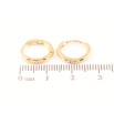 Серьги Xuping Позолота 18K колечки Классика, шир. 2мм ø 13мм фото №2 Серьги Xuping Позолота 18K колечки Классика, шир. 2мм ø 13мм фото №2