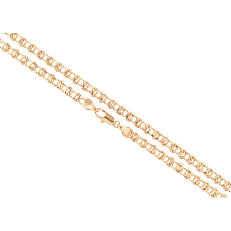 Ланцюжок Xuping Позолота 18K «Плетіння Вузлик» довжина 44см х 5мм фото №24