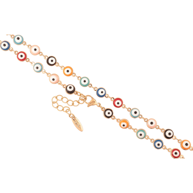 Ланцюжок Xuping Позолота 18K «Оберіг «Око Фатіми» довжина 46-51см х 2-5мм фото №8
