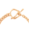 Браслет Xuping Позолота 18K «Ланцюжок Панцирний та вставка з блакитним фіанітом» довжина 19см х 5мм фото №2 Браслет Xuping Позолота 18K «Ланцюжок Панцирний та вставка з блакитним фіанітом» довжина 19см х 5мм фото №2
