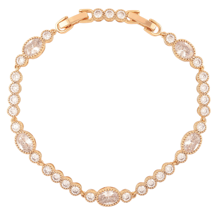 Браслет Xuping Позолота 18K Дорожка фианитов длинна с доп. замком 17,19.5см х 3-5мм фото №5 Браслет Xuping Позолота 18K Дорожка фианитов длинна с доп. замком 17,19.5см х 3-5мм фото №5