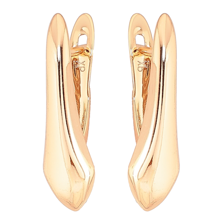 Серьги Xuping Позолота 18K английский замок Декоративные фото №2