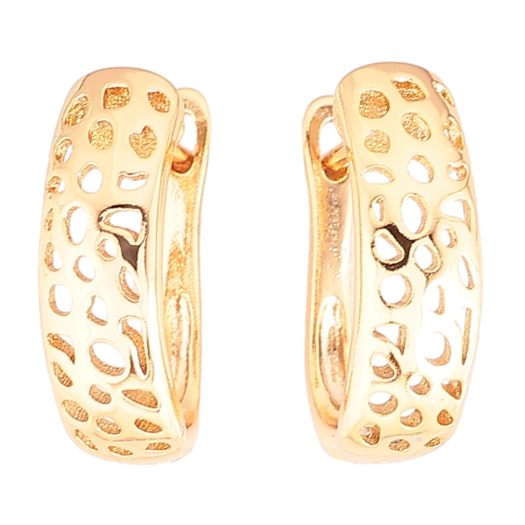 Серьги Xuping Позолота 18K английский замок Резной узор фото №22 Серьги Xuping Позолота 18K английский замок Резной узор фото №22