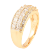 Каблучка Xuping Позолота 18K «Інкрустація цирконієм» фото №2 Каблучка Xuping Позолота 18K «Інкрустація цирконієм» фото №2