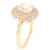 Каблучка Xuping Позолота 18K «Інкрустація цирконієм з фіанітом» фото №2 Каблучка Xuping Позолота 18K «Інкрустація цирконієм з фіанітом» фото №2