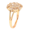 Каблучка Xuping Позолота 18K «Кришталева квітка» фото №2 Каблучка Xuping Позолота 18K «Кришталева квітка» фото №2