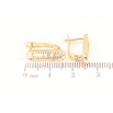 Серьги Xuping Позолота 18K английский замок Овалы с кристаллами фото №2 Серьги Xuping Позолота 18K английский замок Овалы с кристаллами фото №2