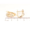 Серьги Xuping Позолота 18K английский замок Ремешок с цирконием фото №2 Серьги Xuping Позолота 18K английский замок Ремешок с цирконием фото №2