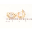 Серьги Xuping Позолота 18K английский замок Овалы с узором цирконием фото №2 Серьги Xuping Позолота 18K английский замок Овалы с узором цирконием фото №2