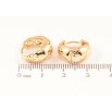 Серьги Xuping Позолота 18K колечки Резной узор фото №2 Серьги Xuping Позолота 18K колечки Резной узор фото №2