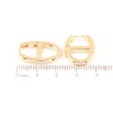 Серьги Xuping Позолота 18K колечки Декоративные овалы фото №2 Серьги Xuping Позолота 18K колечки Декоративные овалы фото №2