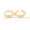 Серьги Xuping Позолота 18K колечки Декоративный узор фото №2