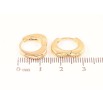 Серьги Xuping Позолота 18K колечки Фигурные фото №2 Серьги Xuping Позолота 18K колечки Фигурные фото №2