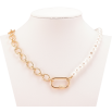 Колье Xuping Позолота 18K Цепочка с жемчужной нитью длинна 43-48см х 5-7мм фото №2