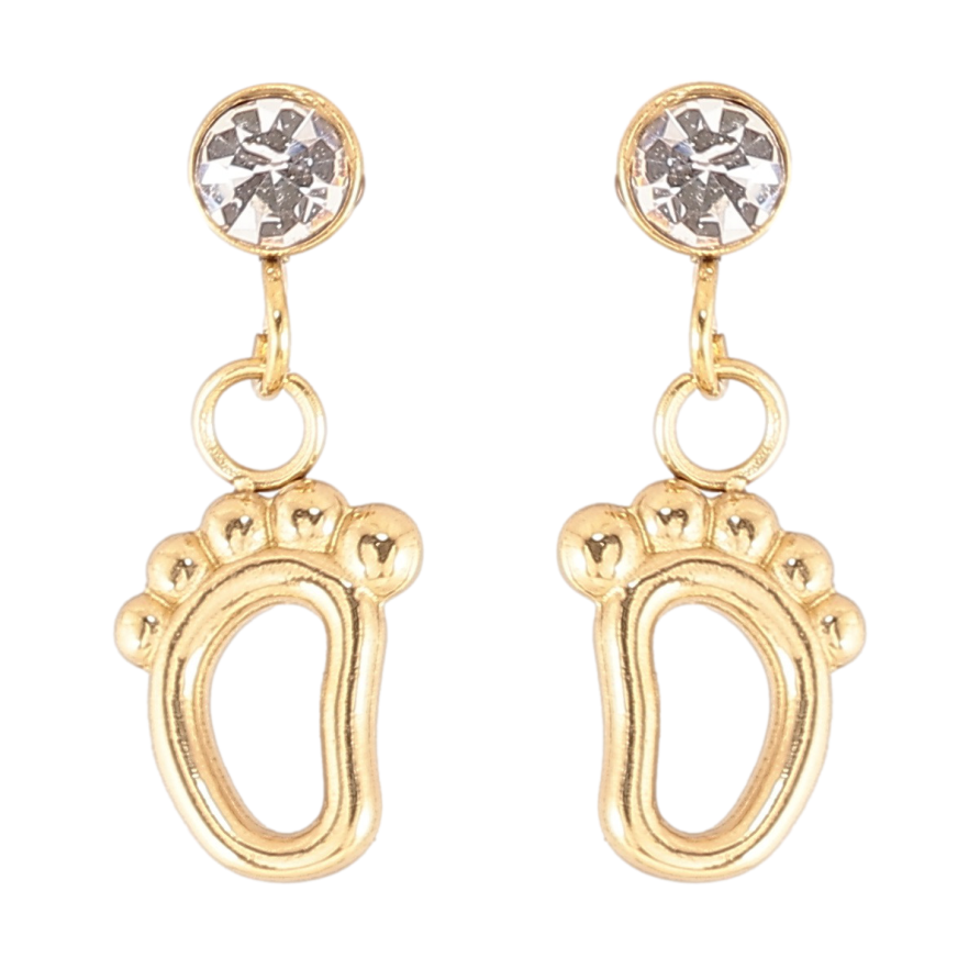 Серьги Xuping TTM Stainless Steel цвет 14К пусеты Подвески ножки фото №1 Серьги Xuping TTM Stainless Steel цвет 14К пусеты Подвески ножки фото №1