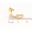 Серьги Xuping TTM Stainless Steel цвет 14К пусеты Подвески ножки фото №2 Серьги Xuping TTM Stainless Steel цвет 14К пусеты Подвески ножки фото №2