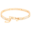 Браслет Xuping Позолота 18K Дорожка фианитов длинна с доп. замком 18,19.5см х 4мм фото №2