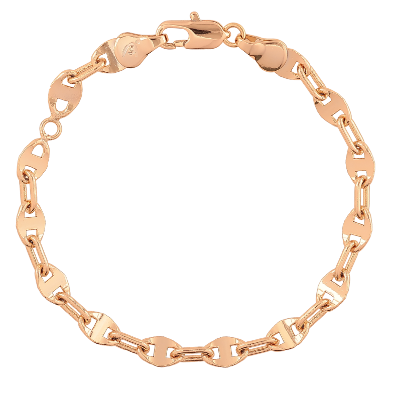 Браслет Xuping Позолота 18K Цепочка Морская цепь длинна 16.5см х 5мм фото №6