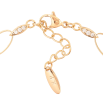 Браслет Xuping Позолота 18K Узор с цирконием длинна с доп. цепочкой 18-21.5см х 3-7мм фото №2