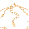 Браслет Xuping Позолота 18K Двойная цепочка с мишкой и сердечком длинна с доп. цепочкой 17-20см х 1мм фото №2 Браслет Xuping Позолота 18K Двойная цепочка с мишкой и сердечком длинна с доп. цепочкой 17-20см х 1мм фото №2